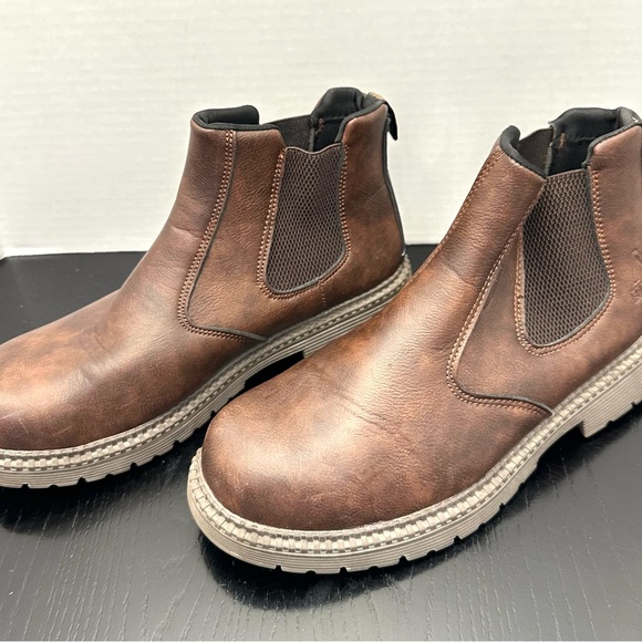 Men’s work safety steel toe boots - Picture 1 of 12